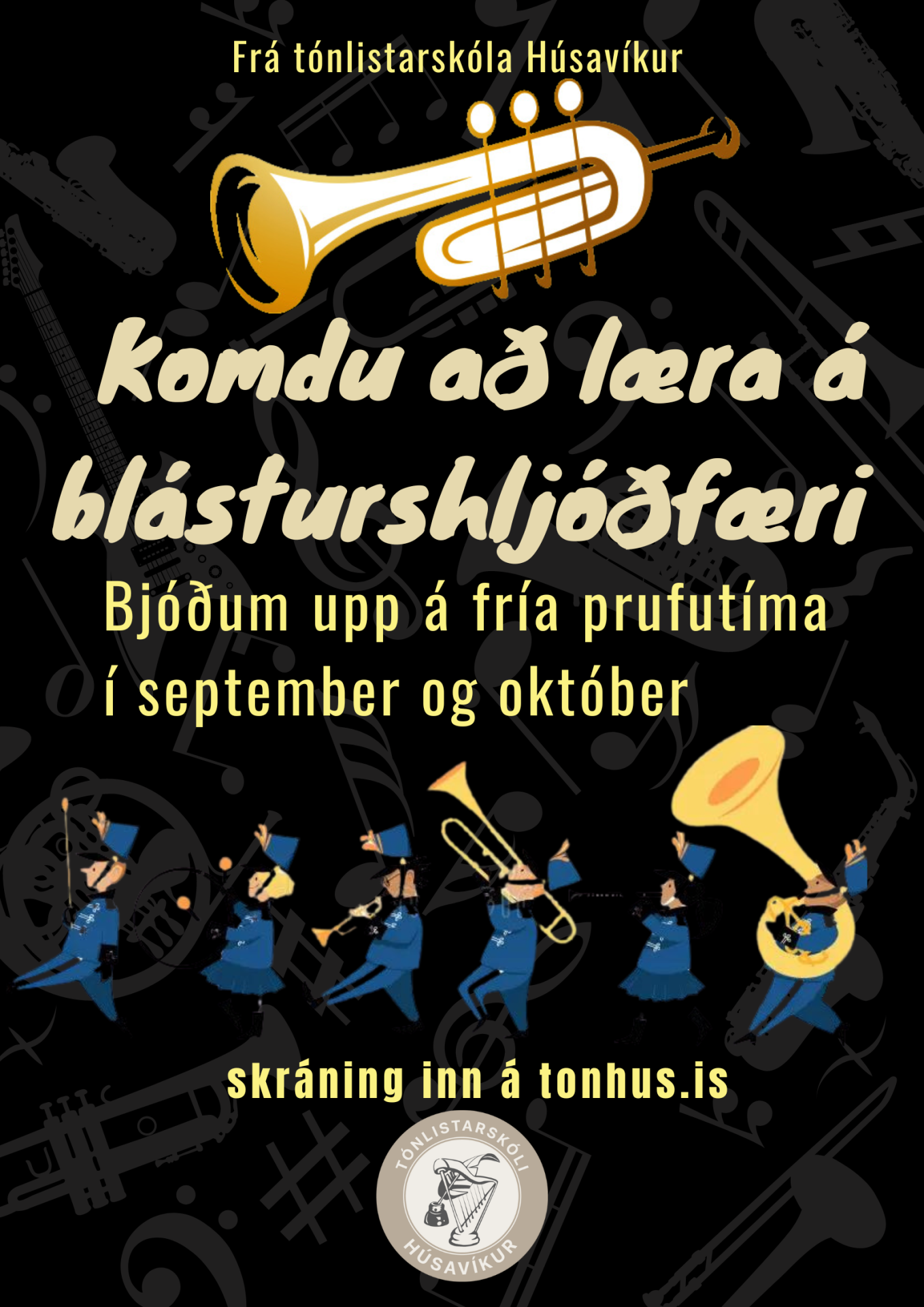 Vilt þú læra á blásturshljóðfæri?